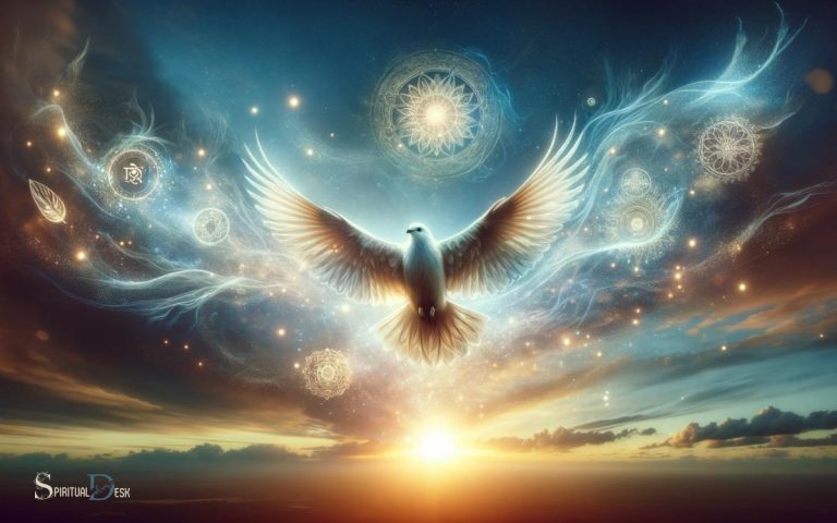 Bird representing freedom and spirituality